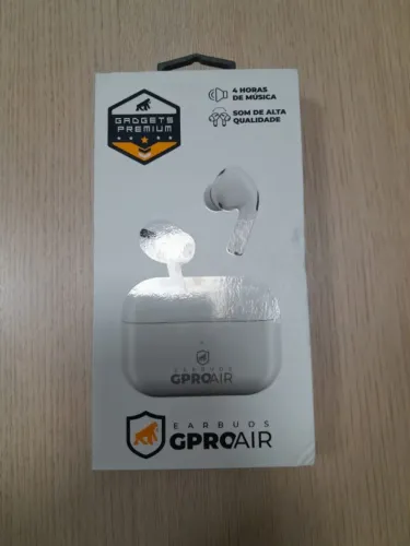 Fone de Ouvido Earbuds GPro Air - Sem Fio, Som HD e Estojo Carregador - Gshield