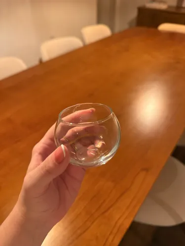 (Kit 4un) Mini Vaso Castiçal de vidro redondo