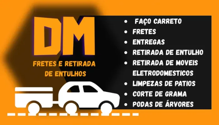 Fretes , carretos e coleta de entulho