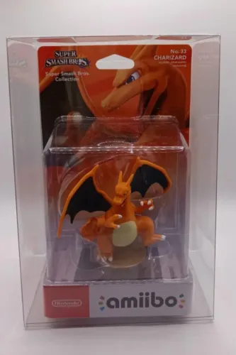 Amiibo Charizard Super Smash Bros com proteção PET Nintendo Switch Boneco Pokémon Figure