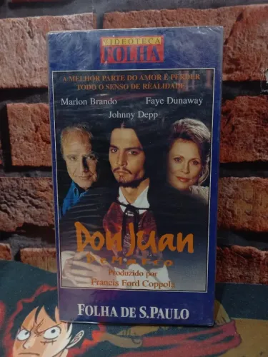 Fita VHS Dom Juan de Marco Francis Ford Coppola Lacrado