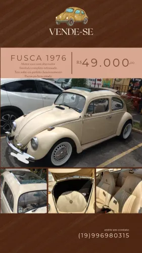 Volkswagen Fusca 1300 1976