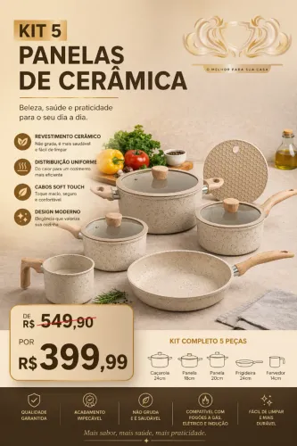 Panelas e Air Fryer