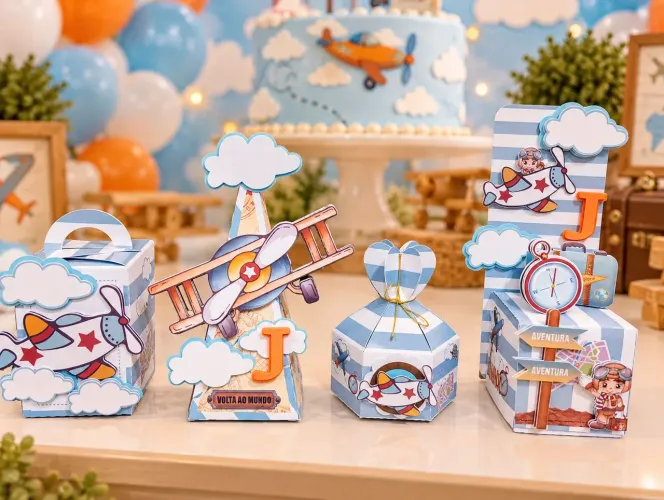 Kit aviador de aniversário 