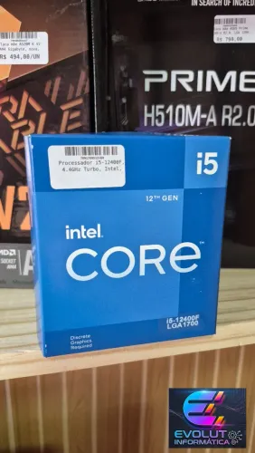 Processador i5-12400F novo, lacrado, com garantia!