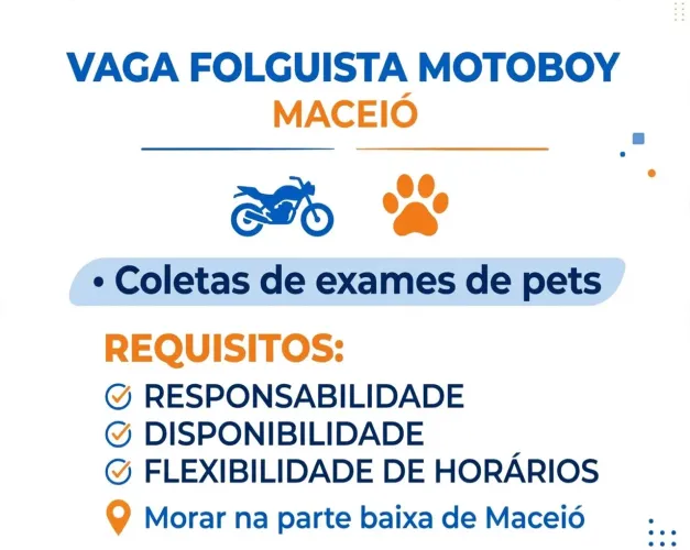 vaga para folguista 