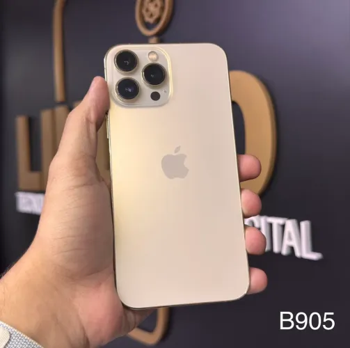 LOJA FÍSICA. IPHONE 13 PRO MAX 256GB GOLD BEM CONSERVADO | RETIRE JÁ!