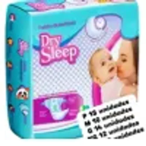 Fraldas Descartaveis Infantis Dry Sleep - P - M - G