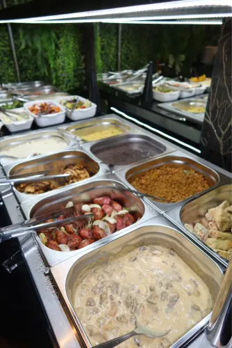 Buffet rechaud restaurante