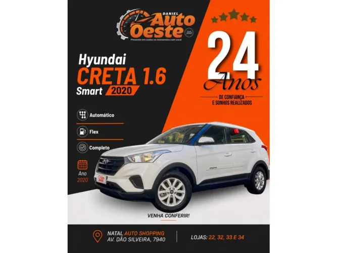 Hyundai Creta Smart 1.6 16V Flex Aut. 2020