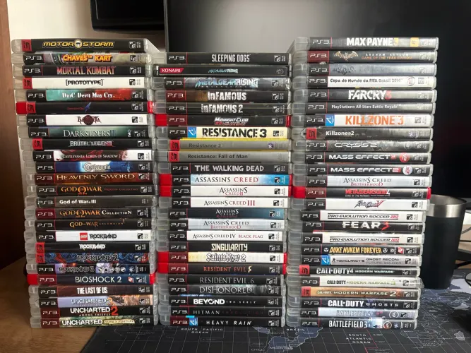 Coleção 73 jogos ps3 completos em perfeito estado