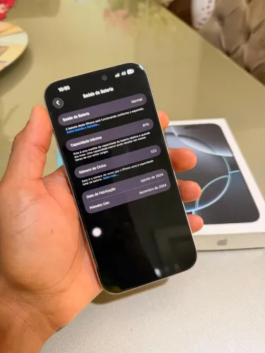 iPhone 16 pro max 256 único dono!