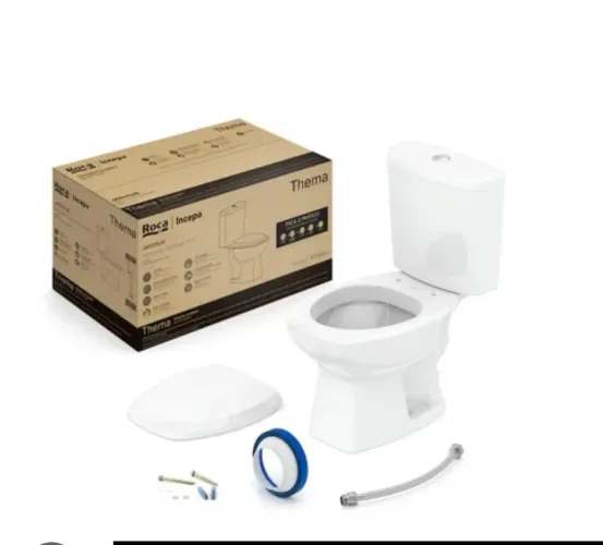 Kit vaso sanitário Roca Thema