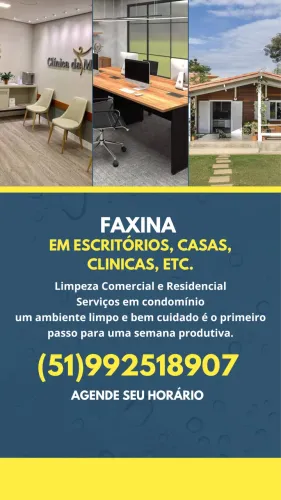 Faço faxina ou marmitas pra semana 