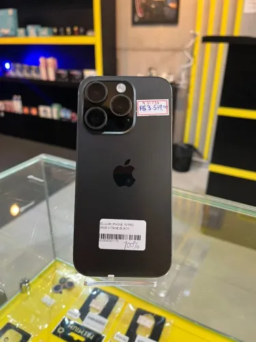 PROMO! iPhone 15 PRO 128GB preto semi novo com garantia