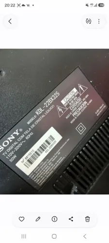 TV Sony Bravia 22" HD / Monitor PC - Modelo KDL-22BX325 (Controle original)