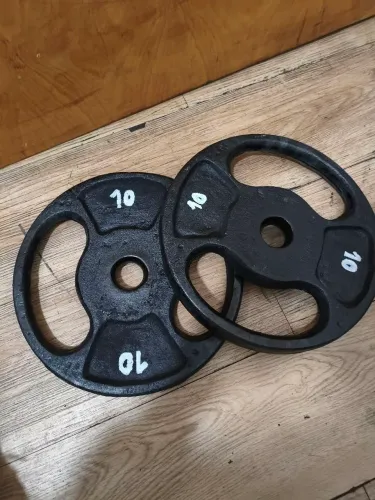 4 anilhas 10 kilos