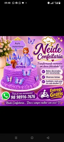 Bolos de aniversário
