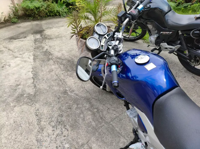 Moto Fazer YS 2008.Azul