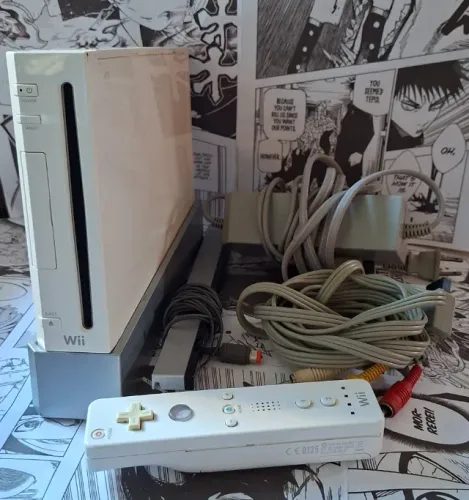Nintendo Wii Branco Com Controle Original (Faço olx pay)