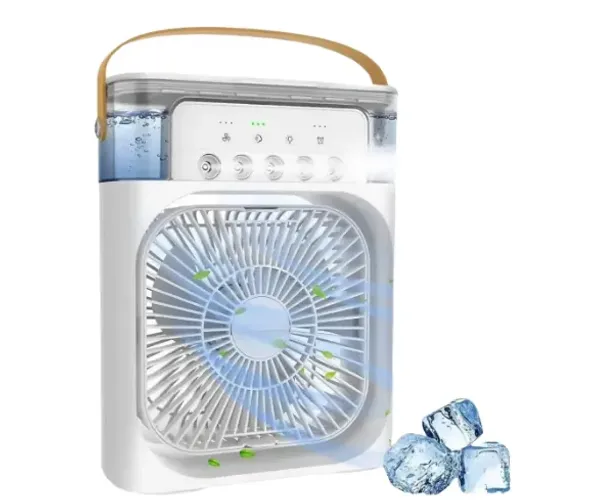 Ventilador Climatizador Portátil Umidificador De Ar Bivolt