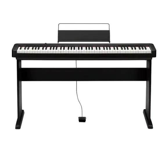Piano Digital Casio Stage CDP-S110BK Preto + Estante CS46