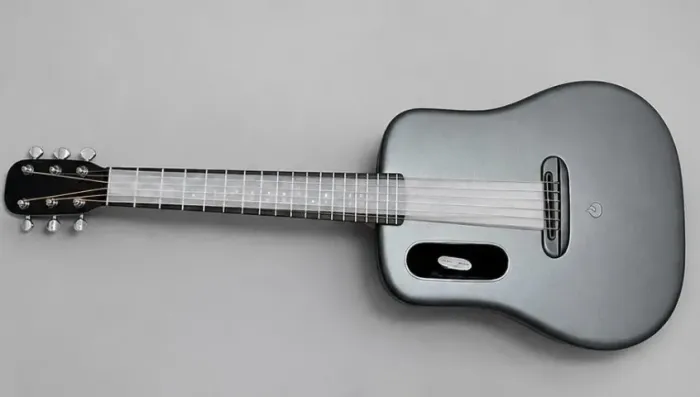 Violão Lava me 4 novo com capa Space Bag (cor Cinza)
