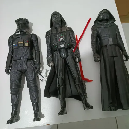 Bonecos star wars colecionáveis 30 cm cada