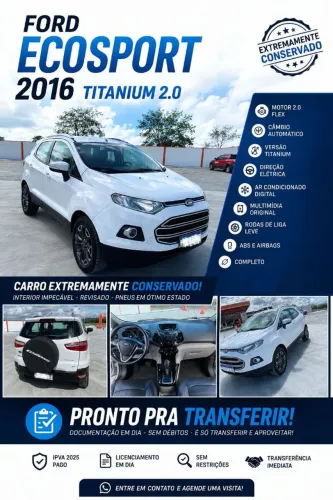 Ford Ecosport Titanium 2.0 16V Flex 5P Aut. 2016