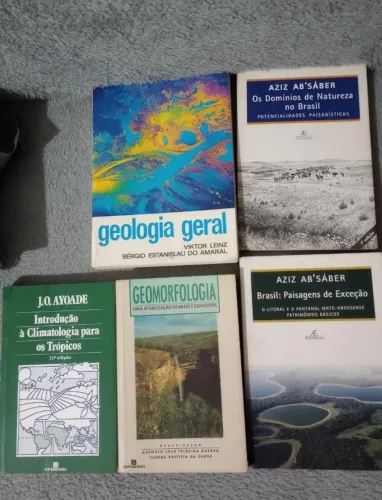 COLEÇÃO LIVROS: GEOMORFOLOGIA, CLIMATOLOGIA, GEOLOGIA E PAISAGENS.