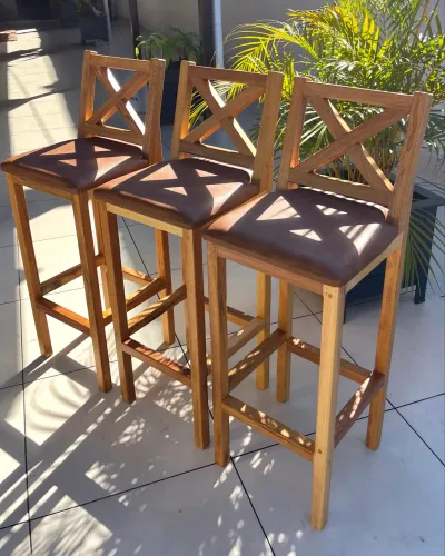 Banquetas estofadas
