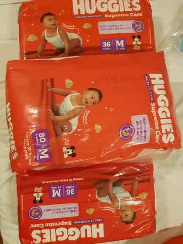 Fralda Huggies Supreme Cate Roupinha Tamanho M
