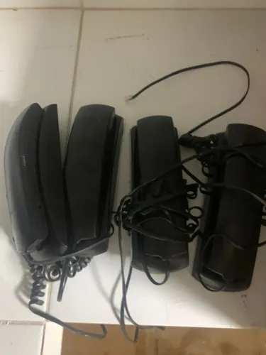 Telefone Gôndola Com Fio Tc 20 Preto Intelbras Preto (usado)