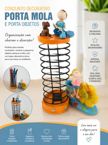 Conjunto Decorativo Porta Treco