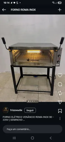 Forno industrial elétrico