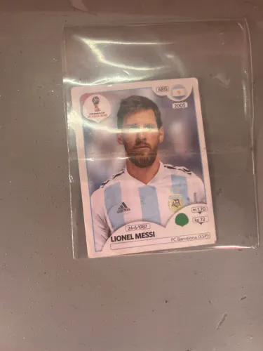 Figurinha original Messi 2018