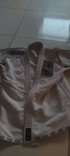 Kimono Jiu-Jitsu Branco Usado + Calça | Ótimo Custo-Benefício A2