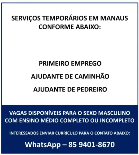 Serviços Temporários
