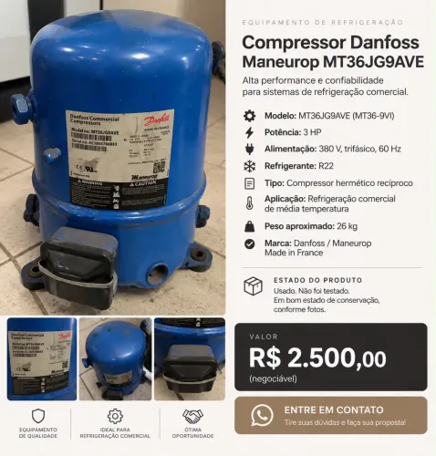 Compressor DANFOSS MT36JG9AVE