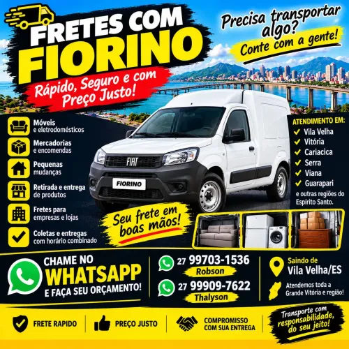 FRETES - VILA VELHA E GRANDE VITÓRIA<br>
