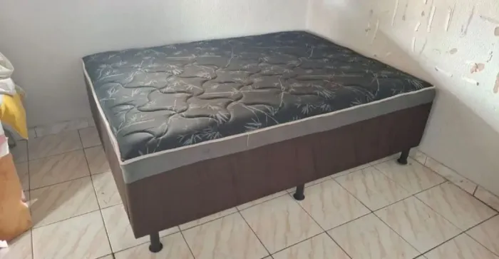 Cama box casal luxo
