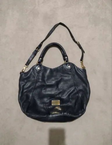 Bolsa Vintage Marc Jacobs Preta Couro