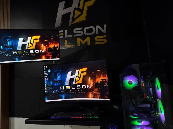 Kit PC Gamer de alto desempenho + 2 Monitores