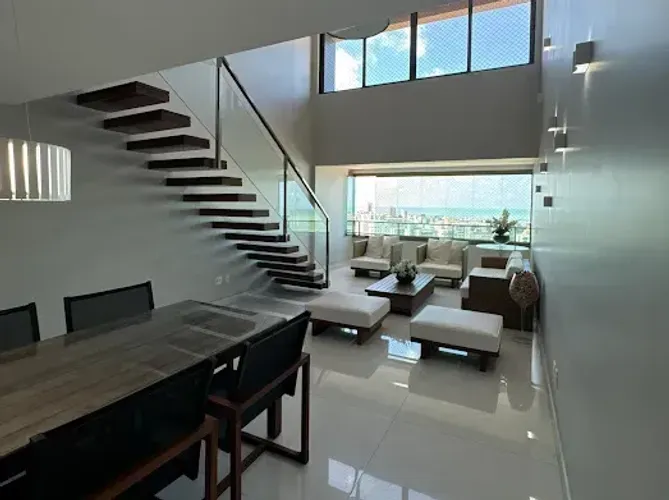 Cobertura Duplex Bessa C/253m² 3 Quartos, 1 Suíte, DCE, 04 Vagas de Garagem.