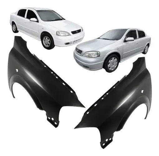 Paralama Gm Astra 1998 1999 2000 2001 A 2011 C/ Furo Novo