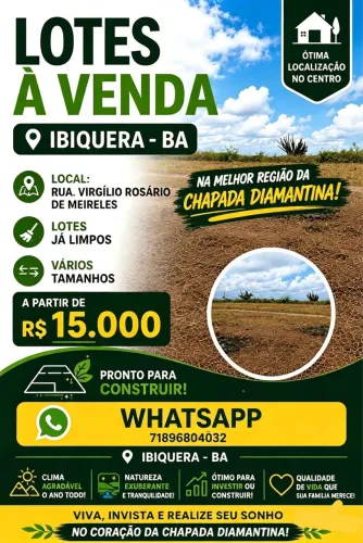 Vendo terreno na Chapada Diamantina 