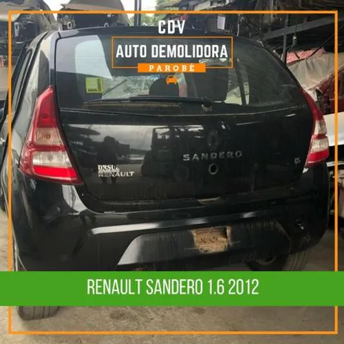 Sucata Renault Sandero 1.6 2012 Disponível para Retirada de Peças!