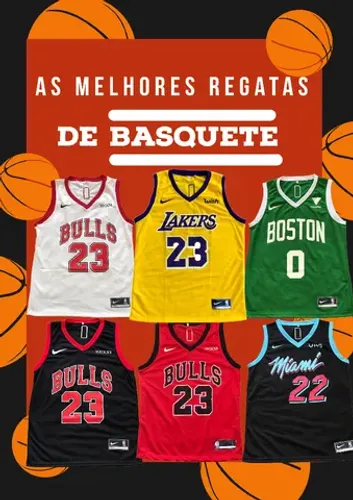 Kit 6 Camisetas de Basquete 