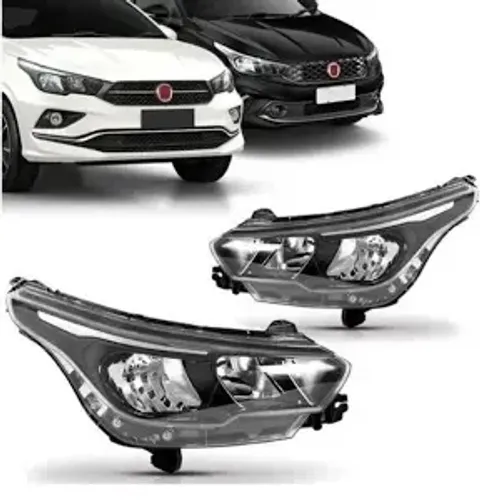 Farol Argo Cronos 2017 A 2023 Com Led Original