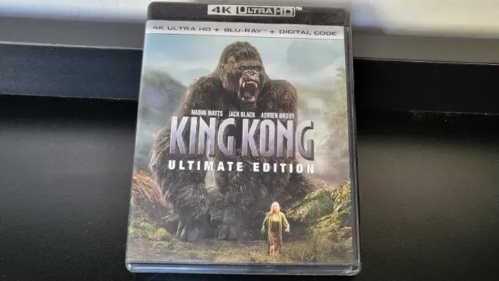 Blu-Ray 4K HDR + Blu-Ray + Bonus + Digital: King Kong com Dublagem em Portugues